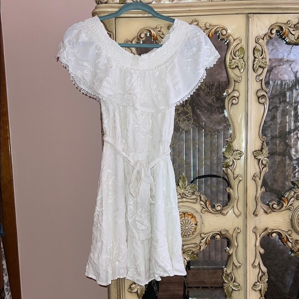 Miss Me White Mini Dress